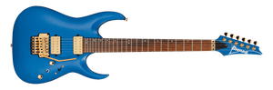 IBANEZ RG NYATOH ROASTED MAPLE NECK WITH GOLD HW IN LASER BLUE MATTE - The Guitar World
