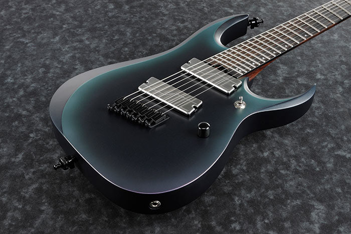Ibanez RGD71ALMS-BAM RGD AXION 7 STRING NYATOH BODY, DIMARZIO PU'S-BLACK AURORA BURST MATTE 2019 - The Guitar World