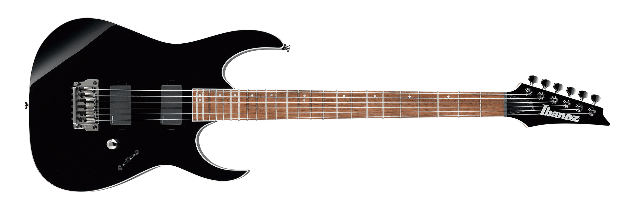 Ibanez RGIB21BK Iron Label RG Baritone 6-String - Black - The Guitar World