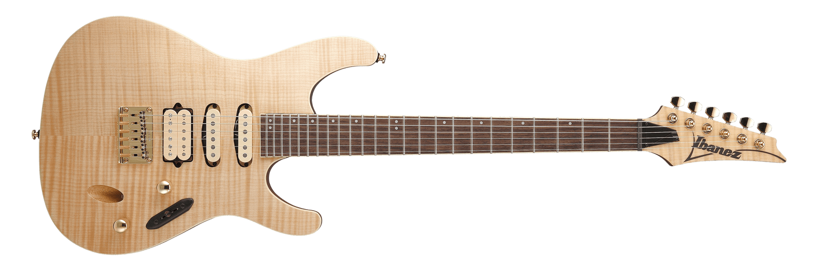 Ibanez S Standard Electric Guitar in Natural Flat SEW761FMNTF