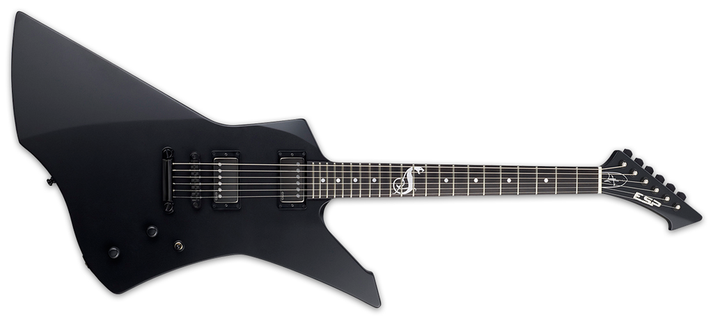ESP LTD SNAKEBYTE JAMES HETFIELD SIGNATURE GUITAR IN BLACK SATIN