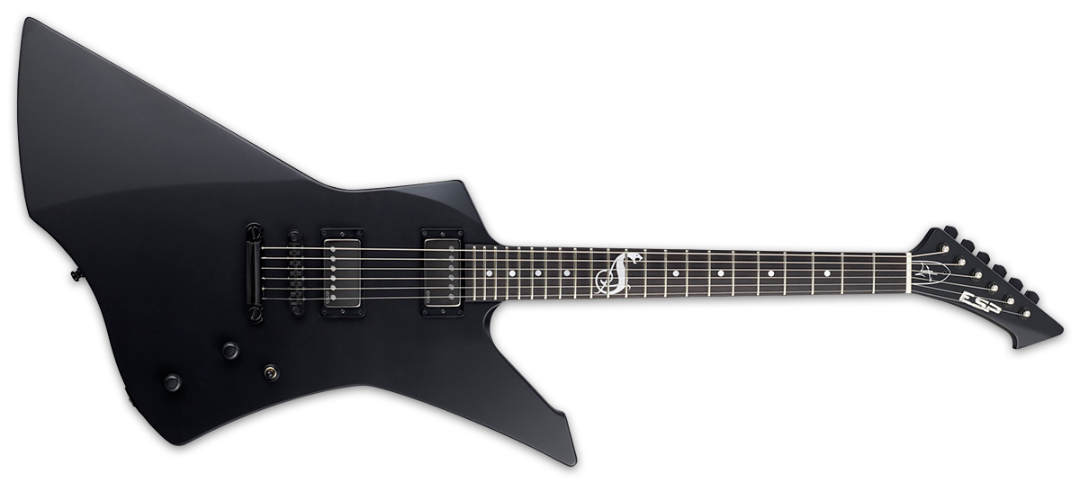 ESP LTD SNAKEBYTE JAMES HETFIELD SIGNATURE GUITAR IN BLACK SATIN - The Guitar World