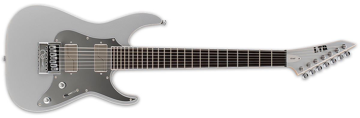 ESP LTD KEN SUSI KS M-7 EVERTUNE IN METALLIC SILVER - The Guitar World