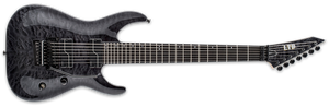 ESP LTD 7-String Solid-Body Electric Guitar, Unearth Signature Series - LBUZ7QMSTBLK - The Guitar World