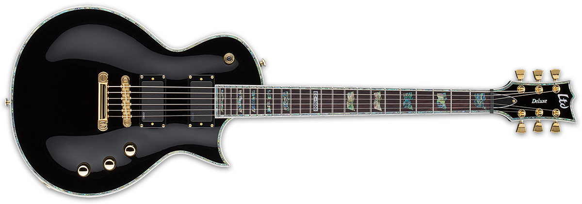 ESP LTD EC-1000 IN GLOSS BLACK - The Guitar World
