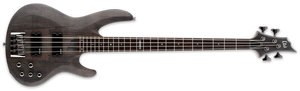 ESP LTD Electric 4 String Bass See Thru Black Satin LB204SMSTBLKS - The Guitar World