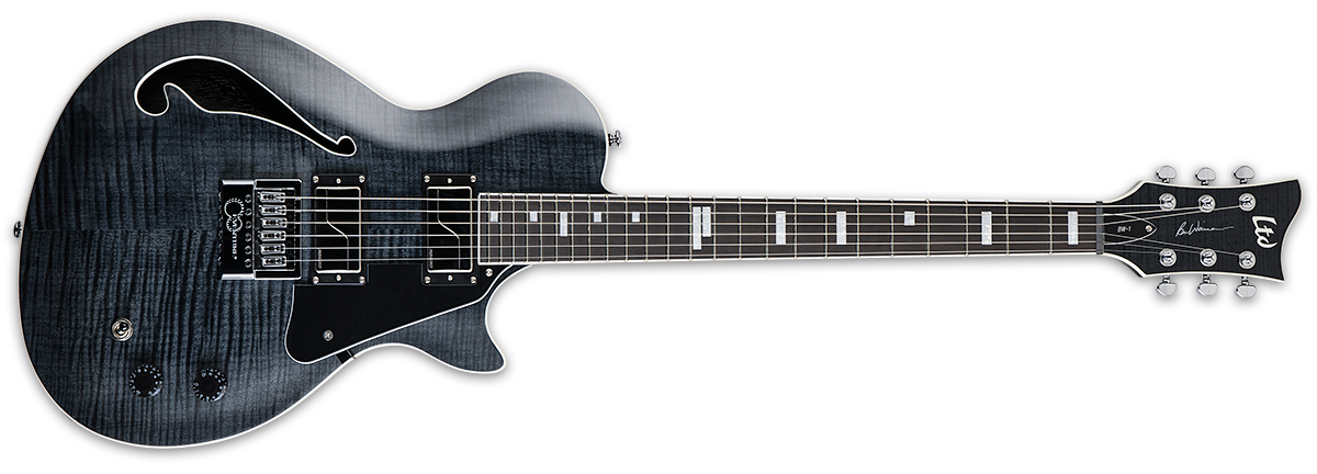 ESP LTD EverTune Ben Weinman Electric Guitar LBW1FMETSTBLKF - The Guitar World