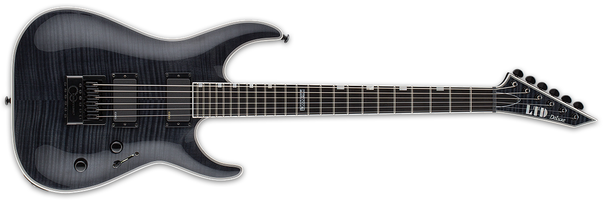 ESP LTD MH-1000 EVERTUNE SEE THRU BLACK - The Guitar World