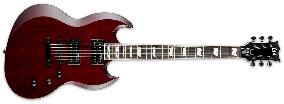 ESP LTD Viper Electric Guitar See Thru Black Cherry - LVIPER256STBC - The Guitar World