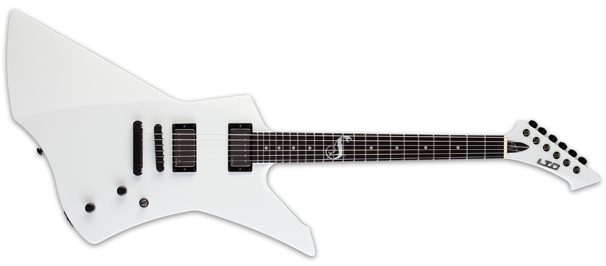 ESP LTD Snakebyte James Hetfield Signature Series Electric Guitar Snow White - The Guitar World