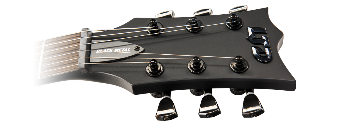 ESP LTD EC-BLACK METAL IN BLACK SATIN - The Guitar World