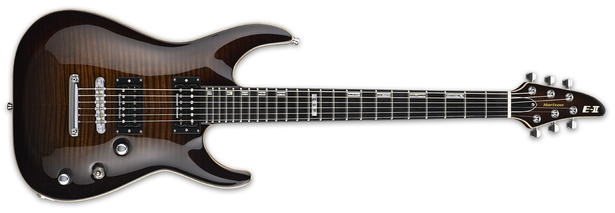 ESP E-II Horizon FM NT Electric Guitar Dark Brown Sunburst EIIHORFMNTDBSB - The Guitar World