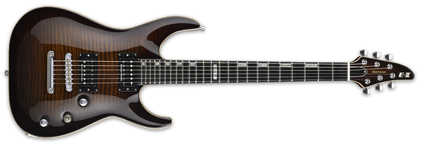 ESP E-II Horizon FM NT Electric Guitar Dark Brown Sunburst