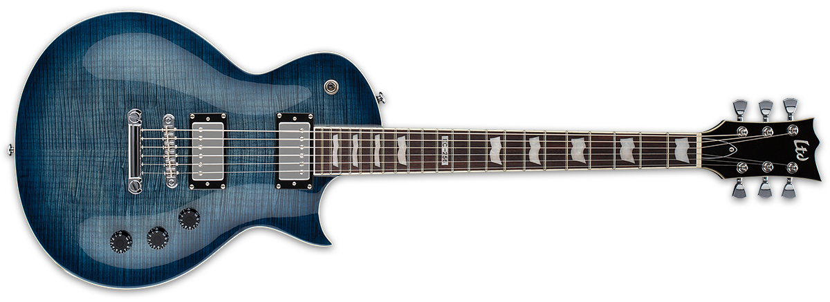 ESP LTD EC-256FM IN COBALT BLUE - The Guitar World ESP LTD EC-256FM IN COBALT BLUE - The Guitar World