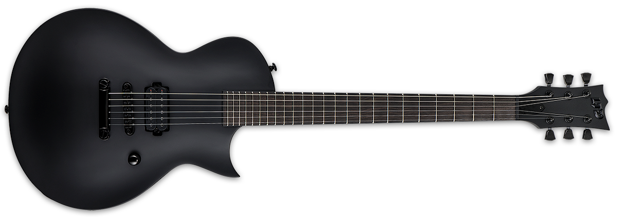 ESP LTD EC-BLACK METAL IN BLACK SATIN - The Guitar World