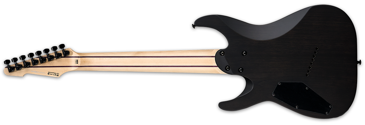 ESP LTD M-1008 8 STRING MULTI-SCALE IN SEE THRU BLACK SATIN - The Guitar World