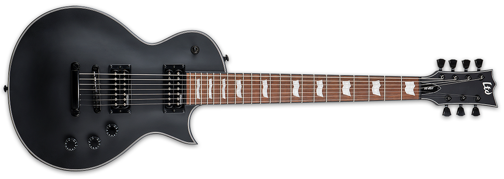 ESP LTD EC-257 IN BLACK SATIN - The Guitar World